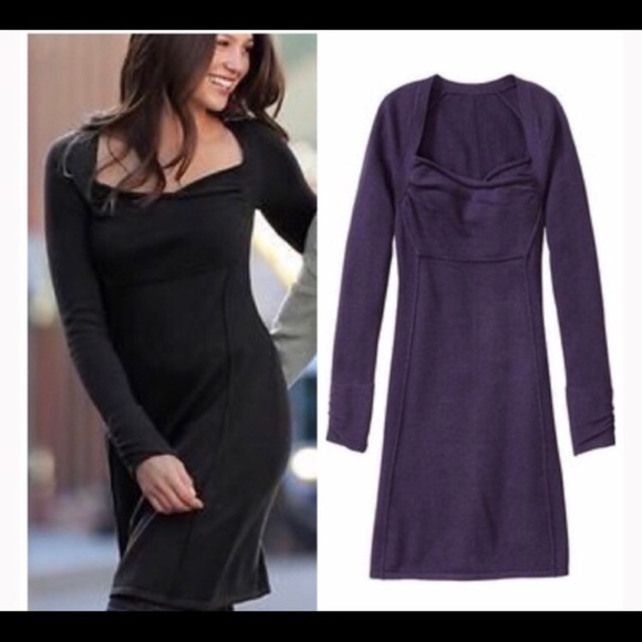 Athleta Dresses & Skirts - NWOT ATHLETA Hot Toddy purple sweater dress S